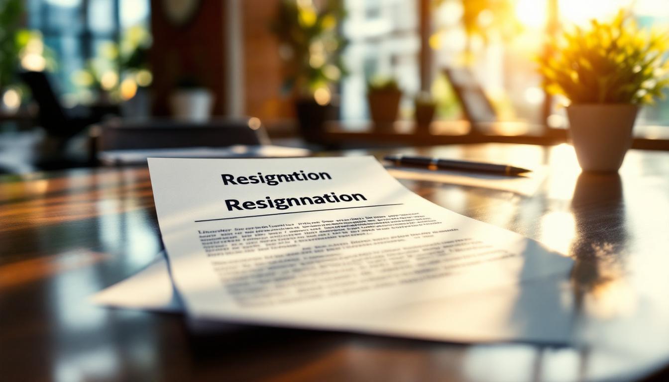 Comment rédiger votre modèle lettre de démission en 2026